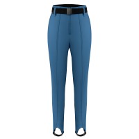 Womens softshell pants twilight blue Gysel
