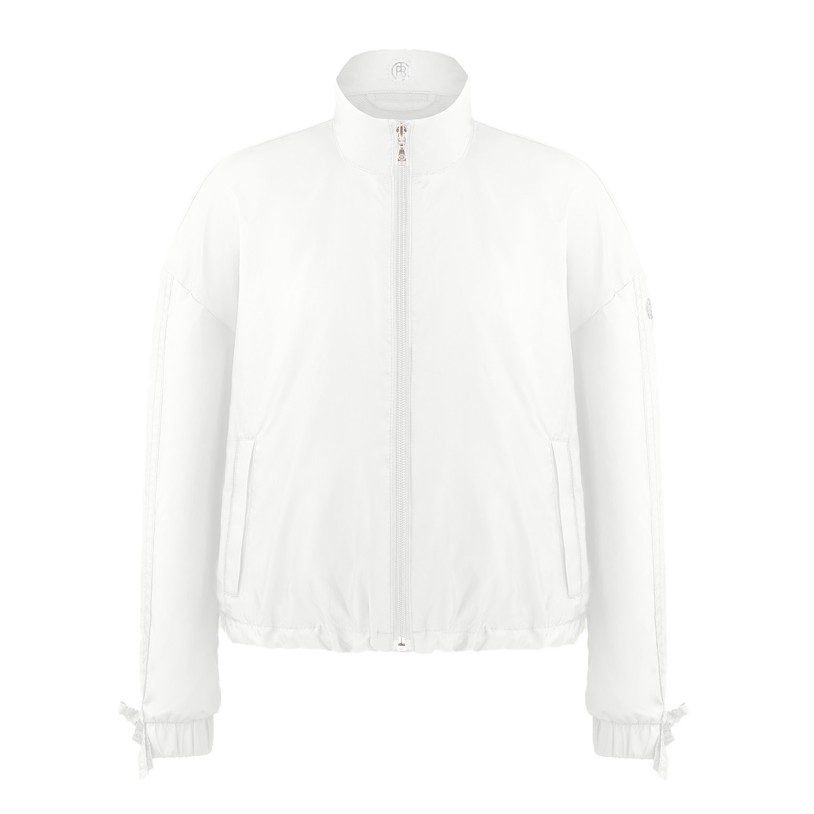 Womens windbreaker Flore white