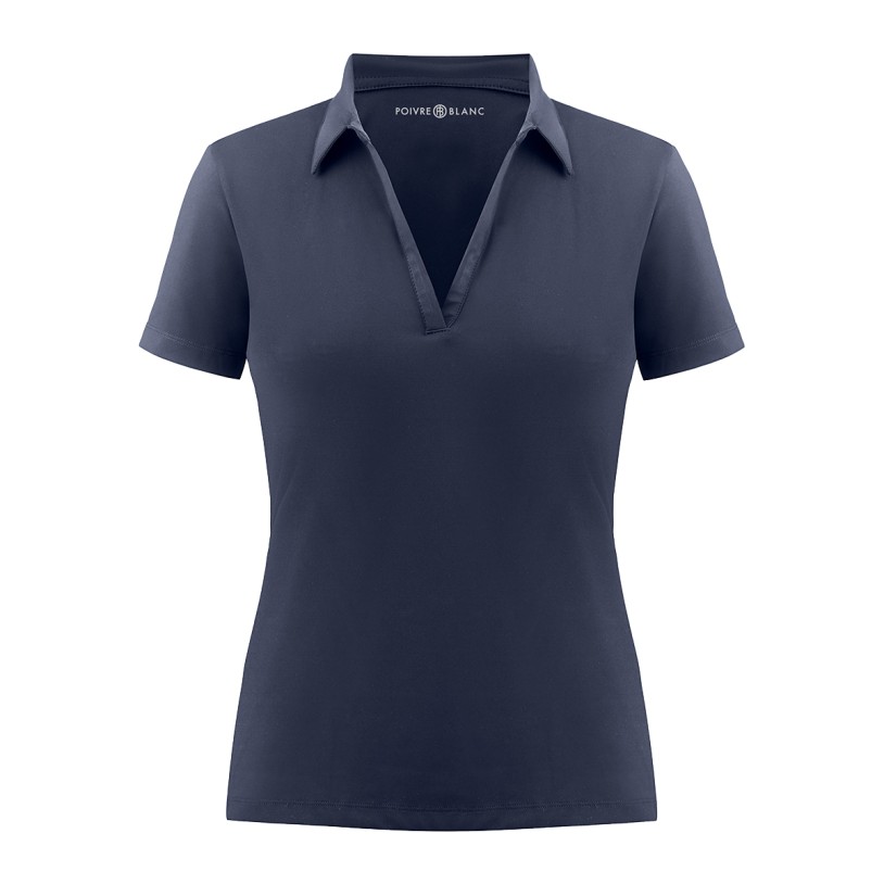 Womens polo shirt Sofie oxford blue