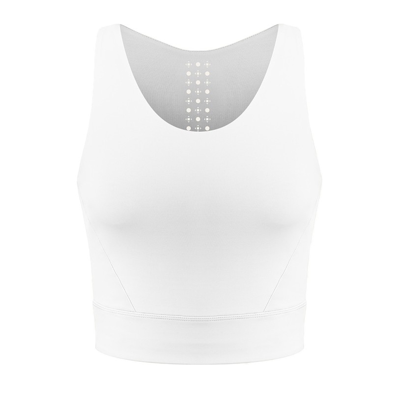 Womens crop top Sia white
