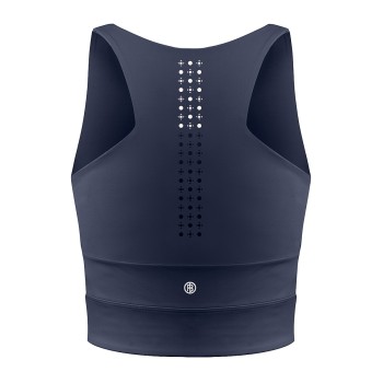 Womens crop top Sia oxford blue