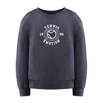 Womens cotton sweatshirt Diana oxford blue