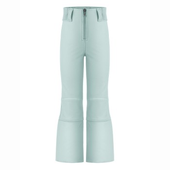 Girls softshell pants aloe blue