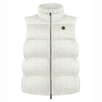 Womens synthetic down vest jaguar off blue