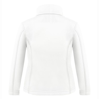 Girls micro fleece jacket cross aloe blue