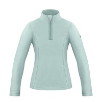 Girls micro fleece jacket aloe blue