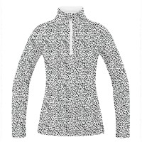 Womens base layer with zip jaguar black