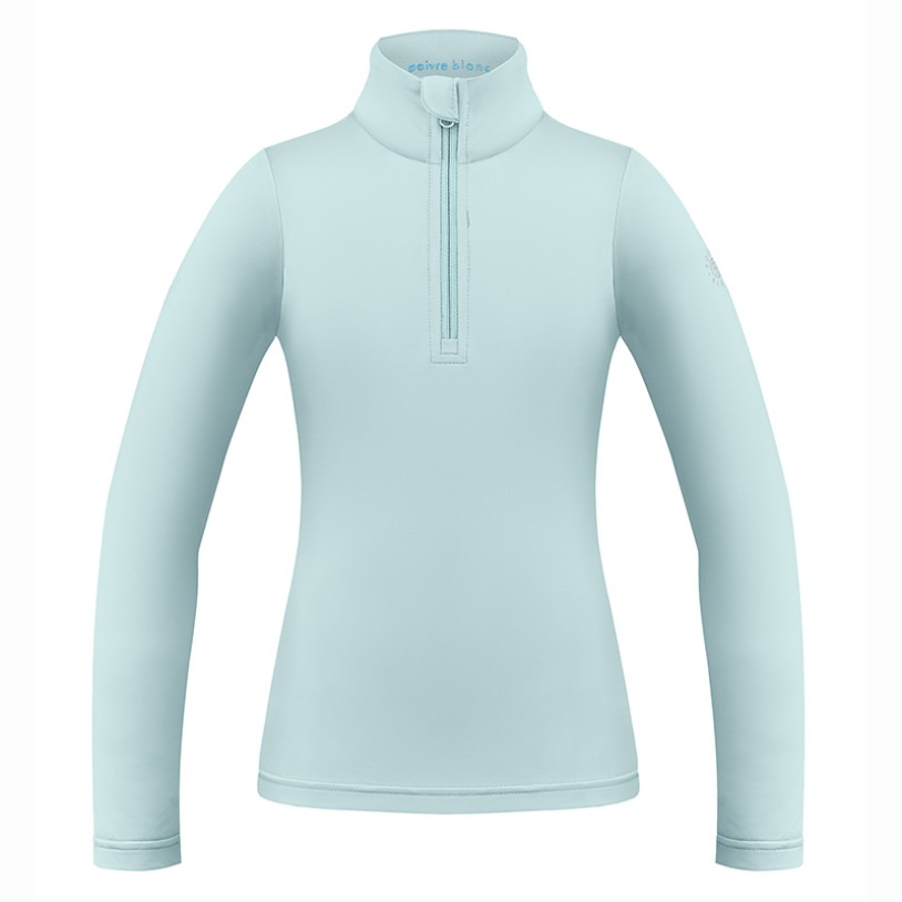 Girls base layer aloe blue