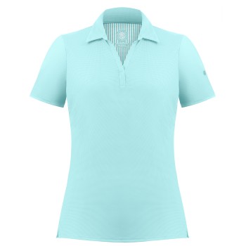 Womens polo shirt sky blue
