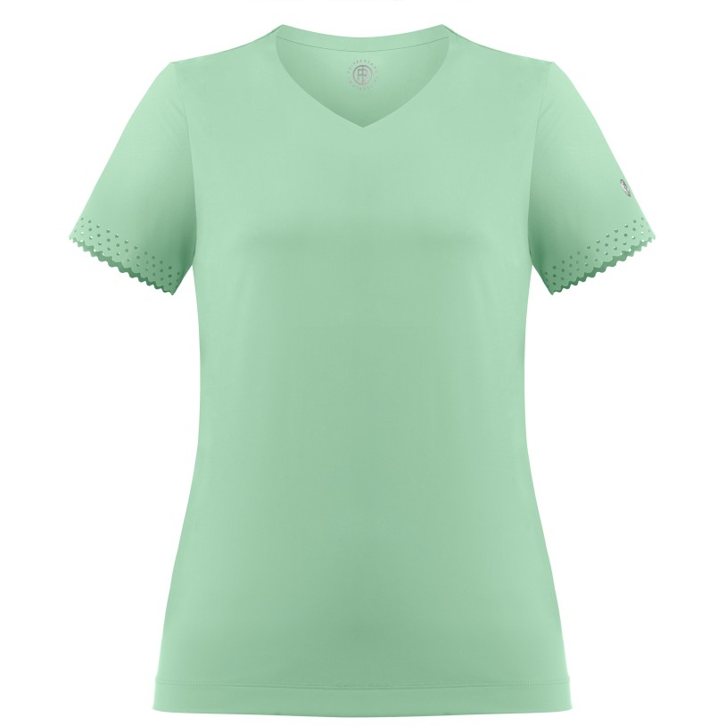 Womens t-shirt almond green