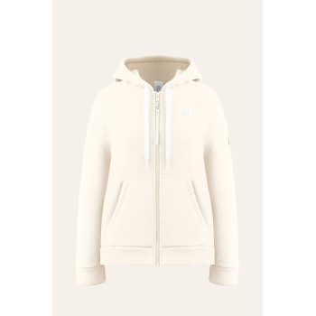 Womens polartec hoody natural white