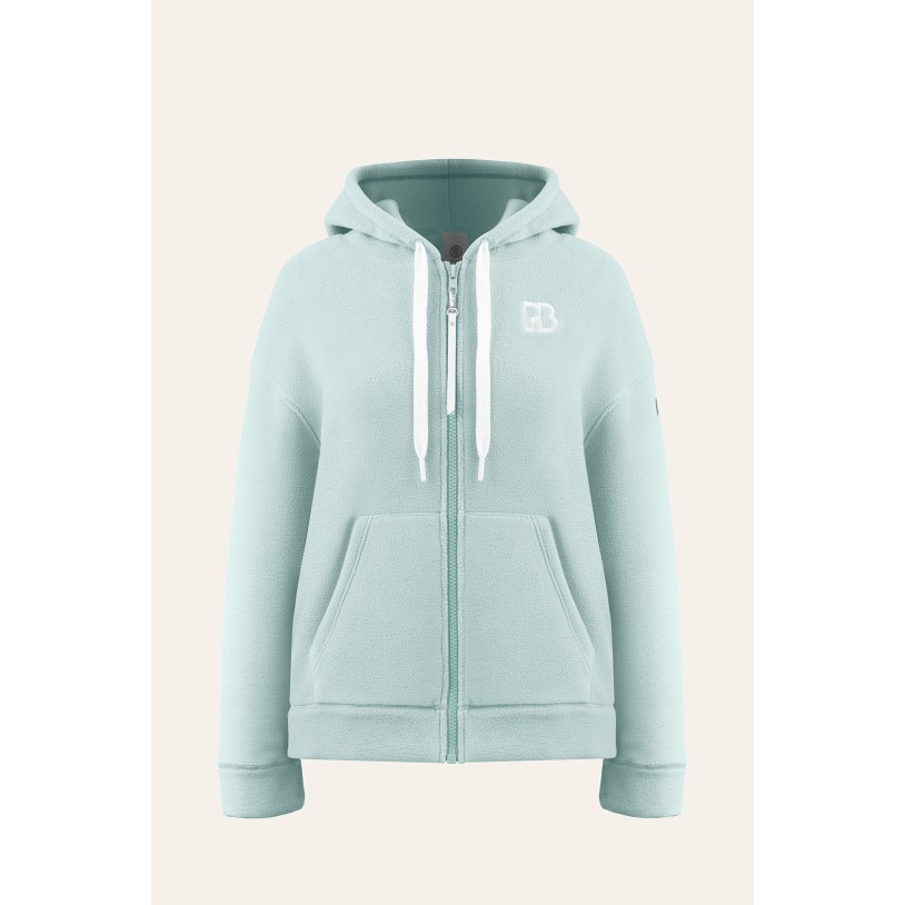 Womens hoody aloe blue