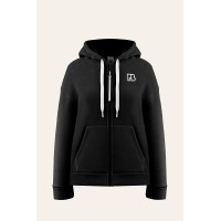 Womens polartec hoody black