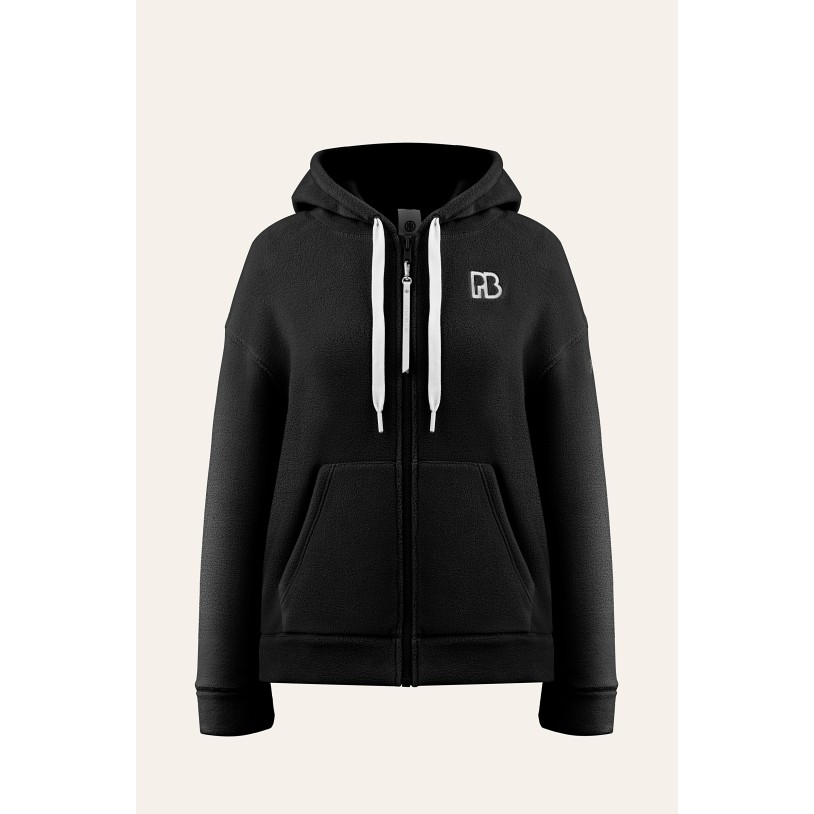 Womens polartec hoody black