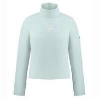 Womens neoprene pullover aloe blue