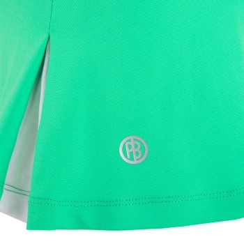 Girls meryl stretch skort emerald green/white