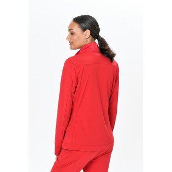 Womens stretch cherry red jacket