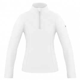 Girls micro fleece jacket white
