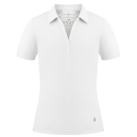 Girls eco active polo shirt white