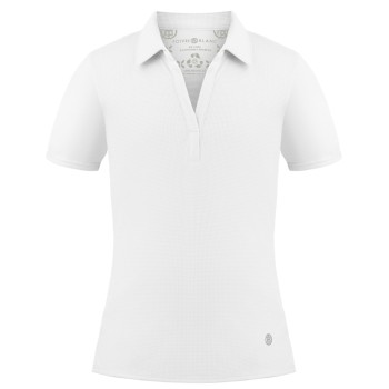 Girls eco active polo shirt white