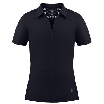 Girls eco active polo shirt oxford blue