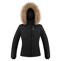 Girls stretch ski jacket black Emma