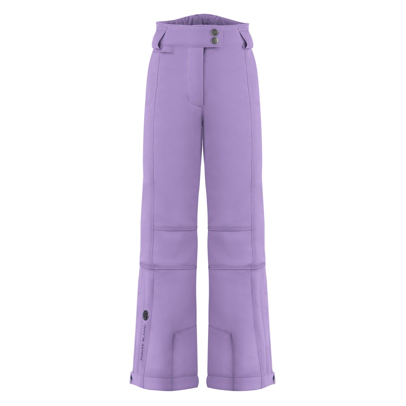 Girls stretch ski pants lavender purple Eva