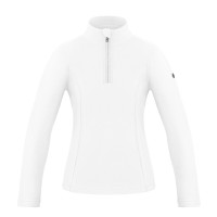 Girls micro fleece jacket white Romy