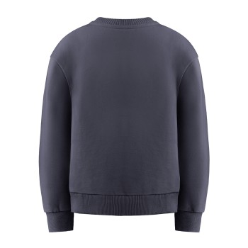 Womens cotton sweatshirt Diana oxford blue