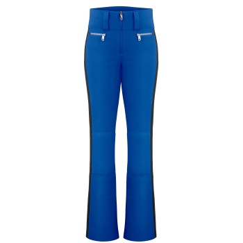 Womens stretch ski pants infinity blue/black