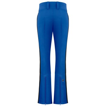 Womens stretch ski pants infinity blue/black
