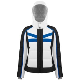 Womens stretch jacket white/black