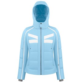Womens stretch jacket starlight blue/white