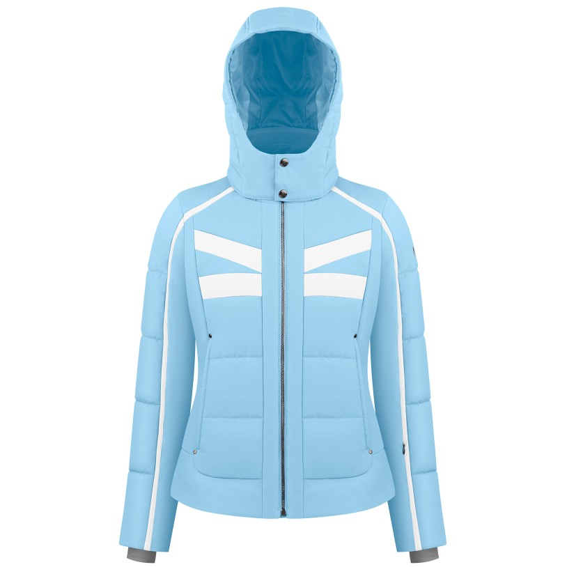 Womens stretch jacket starlight blue/white