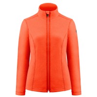 Womens micro fleece mandarin orange
