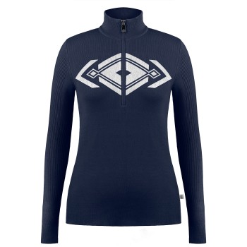 Womens knit jacket gothic blue