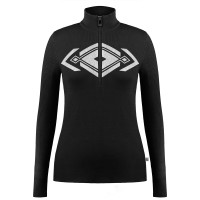 Womens knit jacket black