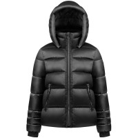 Girls synthetic down jacket black