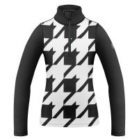 Girls base layer check black