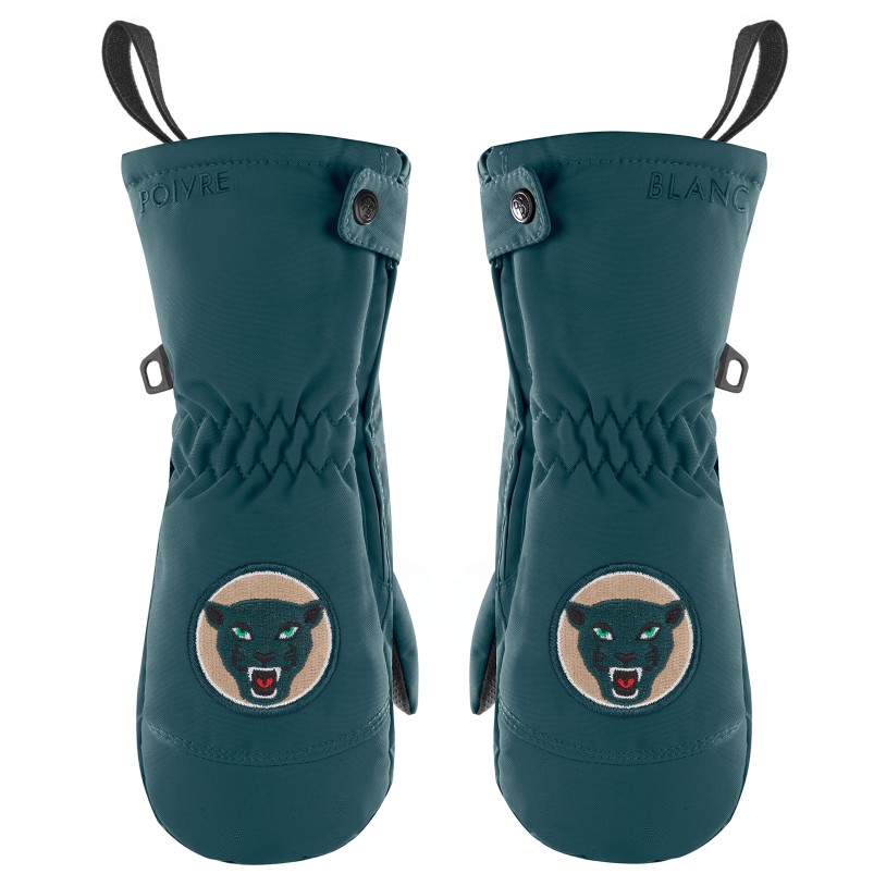 Boys ski mittens ever green