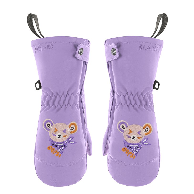 Girls mittens lavender purple Mimi